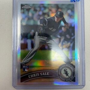 2011 Topps Chrome Chris Sale Rookie Card 205 Chicago White Sox Pitcher RC MLB